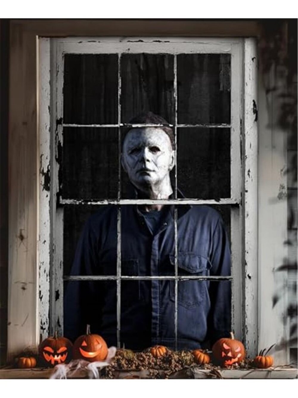 Halloween Horror Window and Door Cover, Scary Decoration for Home Party